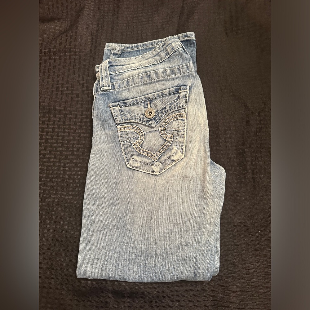Big Star Rikki Low Rise Blue Jeans Size 27